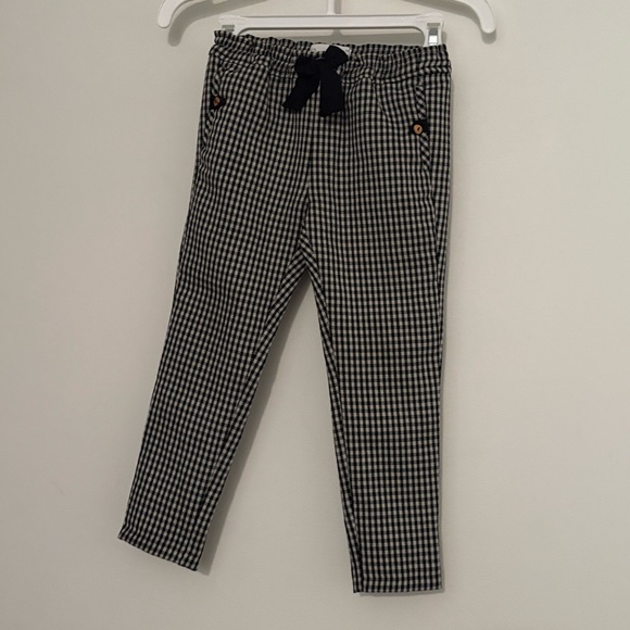 ZARA Baby Black and White Shepherd Checkered Trousers 4-5 Years Old - Picture 3 of 5